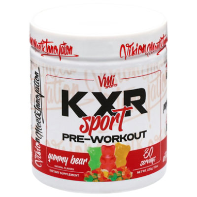 VMI KXR Sports Gummy Bear Pre Workout Supplement - 7.8 Oz - Image 2