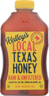 Kelley's 100% Raw & Unfiltered Local Texas Honey - 40 Oz - Image 2