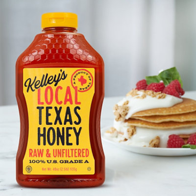 Kelley's 100% Raw & Unfiltered Local Texas Honey - 40 Oz - Image 4