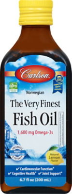 Carl Very Finest Fish Oil Lemon - 250 ML - Image 2