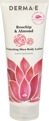 Derma E Rosehip & Almond Protecting Shea Body Lotion - 8 OZ - Image 2