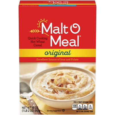 Malt-O-Meal Original Hot Cereal - 18 Oz