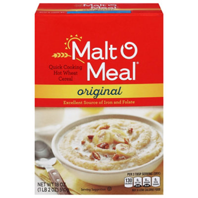 Malt O Meal Original Quick Cooking Hot Wheat Cereal - 18 Oz - Image 2