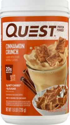 Quest Cinnamon Crunch Milkshake Protein Powder - 25.6 Oz - Image 2