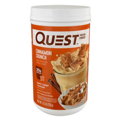 Quest Cinnamon Crunch Milkshake Protein Powder - 25.6 Oz - Image 1