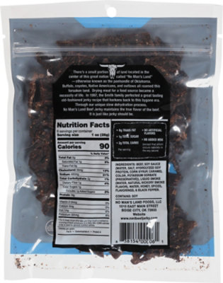 No Man’s Land Black Pepper Beef Jerky - 6 Oz - Image 6