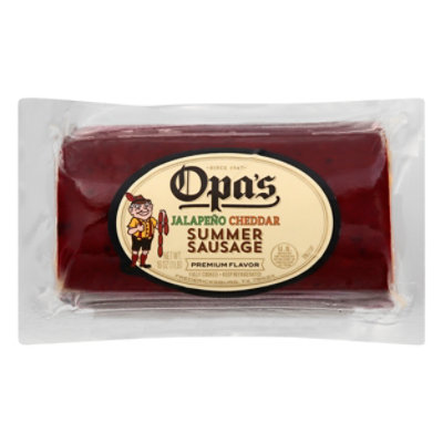 Opas Jalapeno And Cheese Summer Sausage - 16 OZ - Image 3