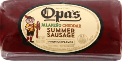 Opas Jalapeno And Cheese Summer Sausage - 16 OZ - Image 2