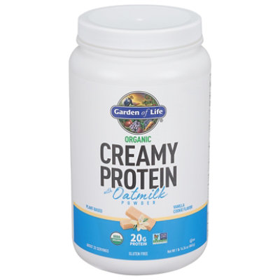 Garden Of Life Organic Creamy Protein Vanilla Cookie Powder - 860 GR - Image 3