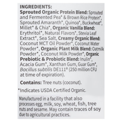 Garden Of Life Organic Creamy Protein Vanilla Cookie Powder - 860 GR - Image 5