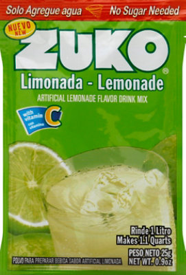 Zuko Limonada Lemonade  Flavor Drink Mix - 0.9 Oz - Image 2