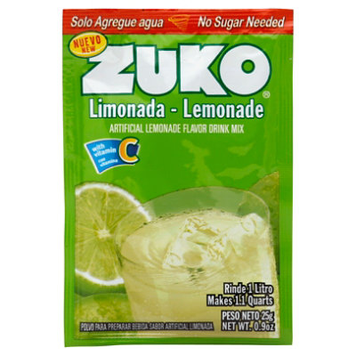 Zuko Limonada Lemonade  Flavor Drink Mix - 0.9 Oz - Image 1