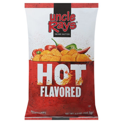 Uncle Ray's Hot Flavored Potato Chips - 4.5 Oz - Image 3