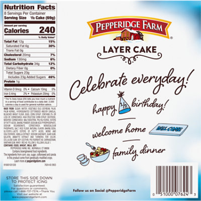 Pepperidge Farm Layer Cake - 19.6 Oz - Image 2