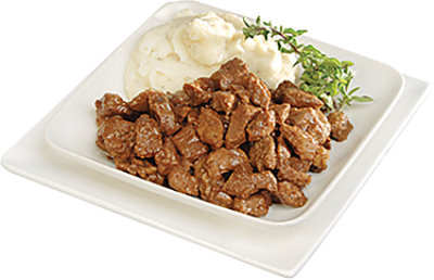 Steak Tips & Mashed Potatoes Meal - Serves 6 - Image 1