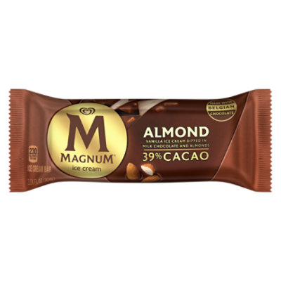 Magnum Belgian Chocolate Almond Vanilla Ice Cream Bar - Each - Image 2