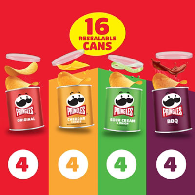 Pringles Variety Pack Potato Crisp  Chips Cup - 16 Count - Image 4