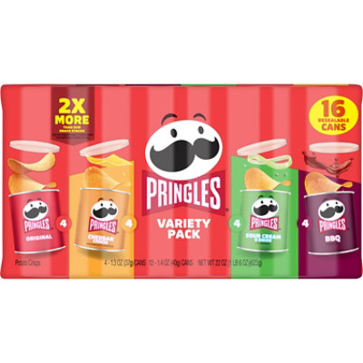 Pringles Variety Pack Potato Crisp  Chips Cup - 16 Count - Image 8