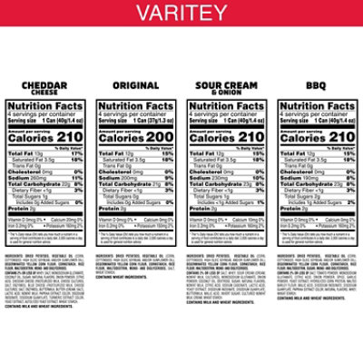 Pringles Variety Pack Potato Crisp  Chips Cup - 16 Count - Image 3