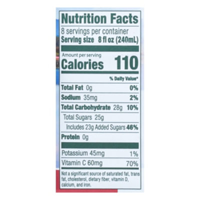 Old Richard Cranberry Juice Cocktail - 64 Fl. Oz. - Image 4