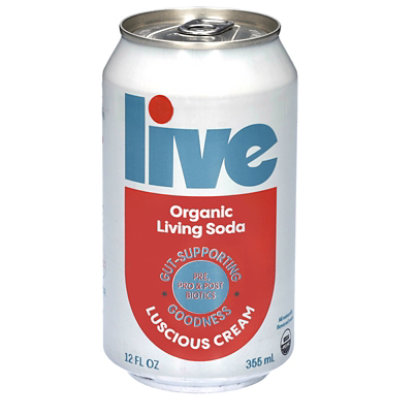 Live Soda Luscious Cream - 12 OZ - Image 1