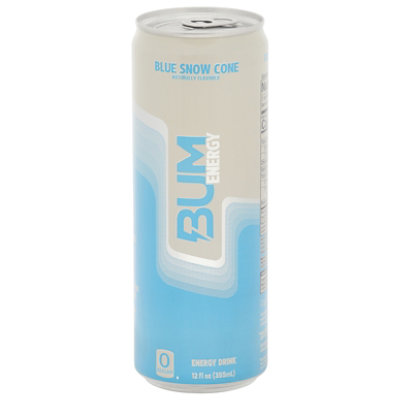 Bum Energy Blue Snow Cone Energy Drink - 18.34 Oz - Image 1
