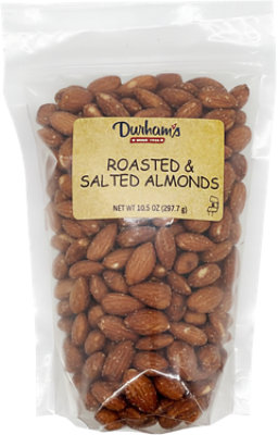 Durham Roasted/salted Almonds - 10.5 - Image 1