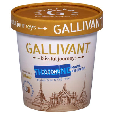 Gallivant Blissful Journeys Ice Cream Mawa Thai Coconut - 16 OZ - Image 2