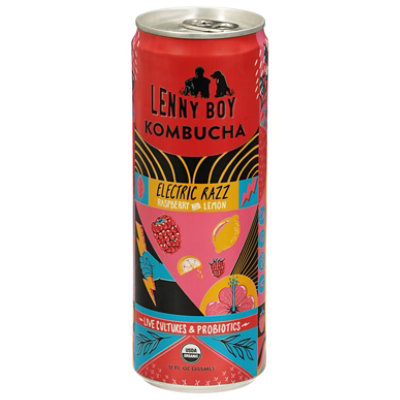 Lenny Boy Kombucha Kombucha Electric Razz - 12 OZ - Image 1