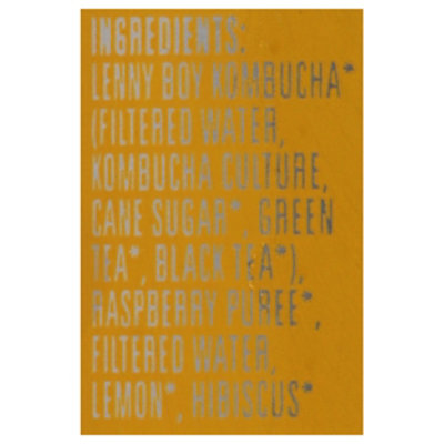 Lenny Boy Kombucha Kombucha Electric Razz - 12 OZ - Image 4