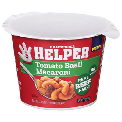 Hamburger Helper Tomato Basil Macaroni Cup Meal Kit - 2 Oz - Image 1