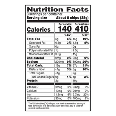 Stacy Chips Pita Simply Naked - 3.00 OZ - Image 3