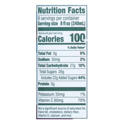 Old Richard Cranberry Grape Juice Cocktail - 64 Fl. Oz. - Image 4