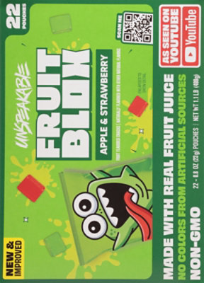 Fruitblox Snacks Fruit Apple Strawberry - 17.6 OZ - Image 5