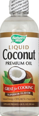 Natures Way Liquid Coconut Oil - 20 OZ - Image 2