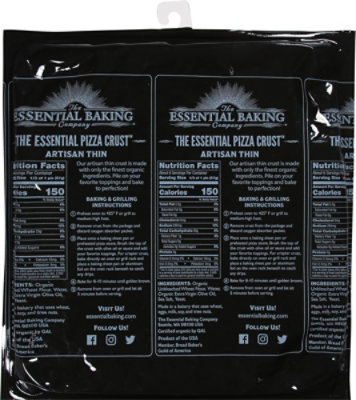The Essential Baking Company Organic Artisan Thin Pizza Crust - 12 Oz - Image 6