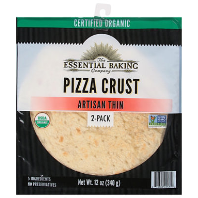 The Essential Baking Company Organic Artisan Thin Pizza Crust - 12 Oz - Image 1