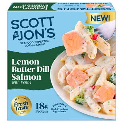 Scott & Jon's Lemon Butter Dill Salmon Pasta Bowl - 9.6 Oz - Image 1