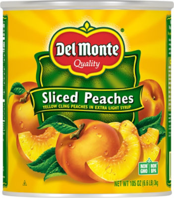 Del Monte Quality Sliced Peaches Can - 105 Oz - Image 6
