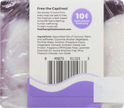 Enfusia Lavender Handmade Soap - 4.4 OZ - Image 5