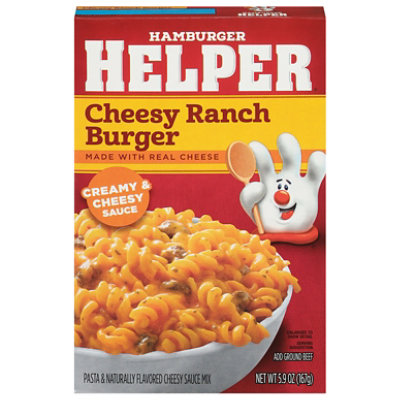 Hamburger Helper Cheesy Ranch Burger Pasta & Cheesy Sauce Mix - 5.9 Oz - Image 3