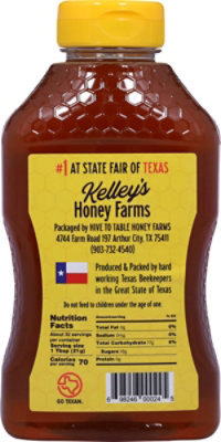 Kelley's 100%  Raw & Unfiltered Local Texas Honey - 24 Oz - Image 4