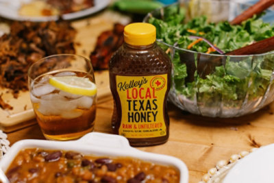 Kelley's 100%  Raw & Unfiltered Local Texas Honey - 24 Oz - Image 4