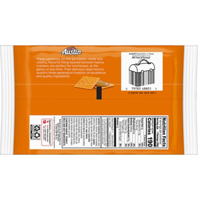 Austin Peanut Butter Sandwich Crackers - 8-1.38 Oz - Image 7