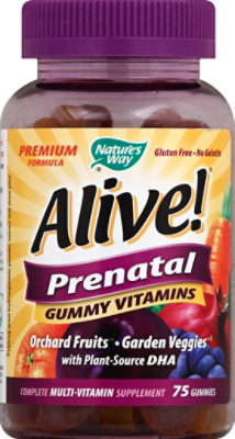 Natures Way Alive Prenatal Gummy Multi - 75 CT - Image 2