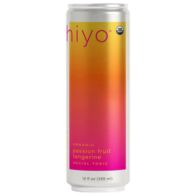 Hiyo Non Alcoholic Mocktail Passion Fruit Tangerine - 12 OZ - Image 1