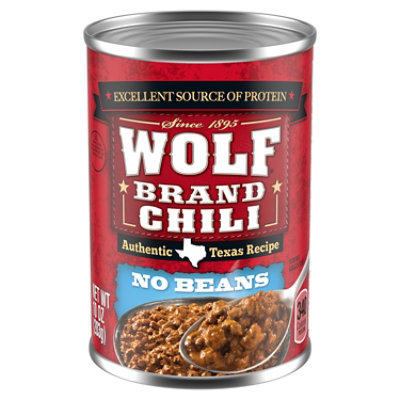 Wolf Brand No Beans Chili - 10 Oz - Image 1