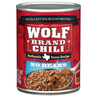 Wolf Brand No Beans Chili - 10 Oz - Image 1
