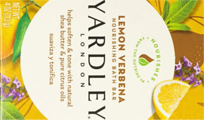 Yardley Lemon Verbena Nourishing Bath Bar - Each - Image 4