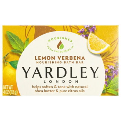 Yardley Lemon Verbena Nourishing Bath Bar - Each - Image 1